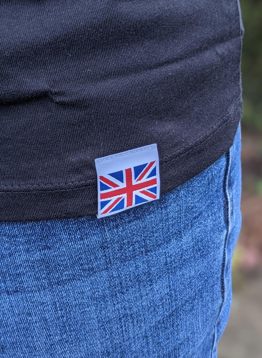 Black Crest tee Union Flag